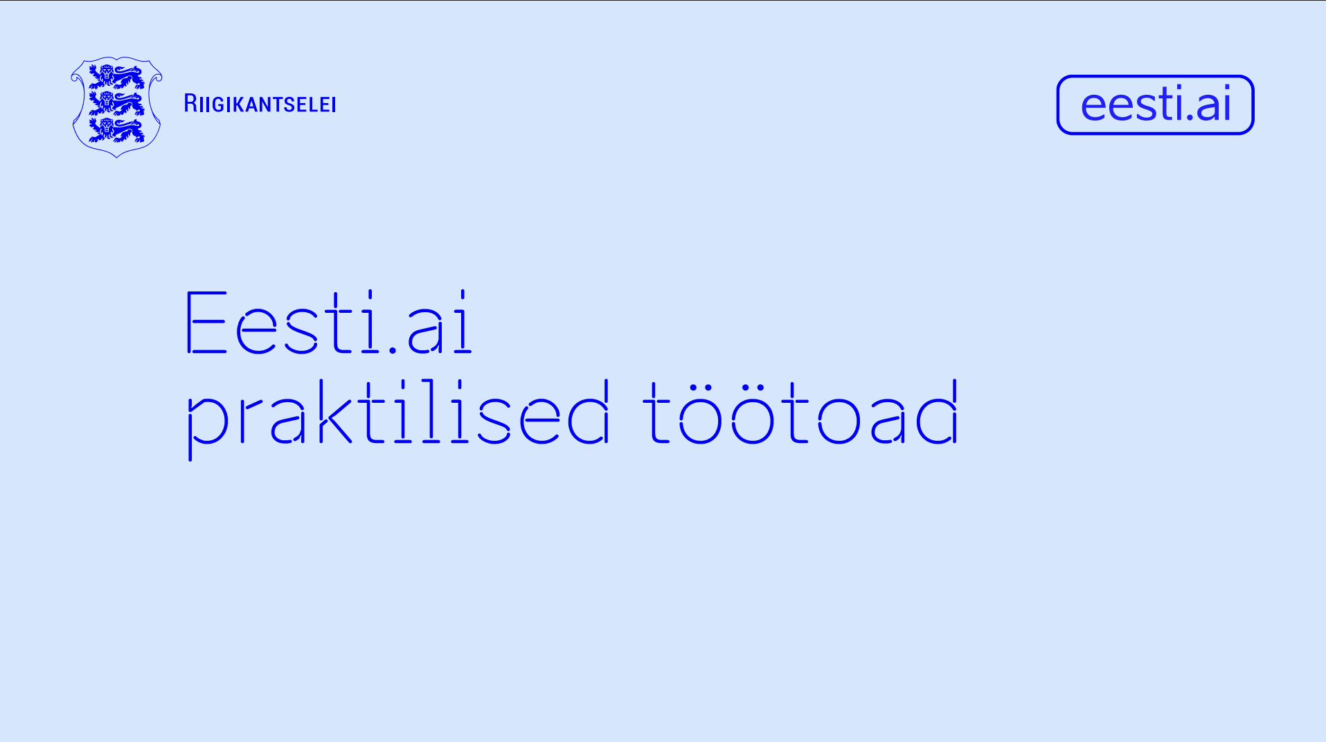 Eesti.ai praktilised töötoad